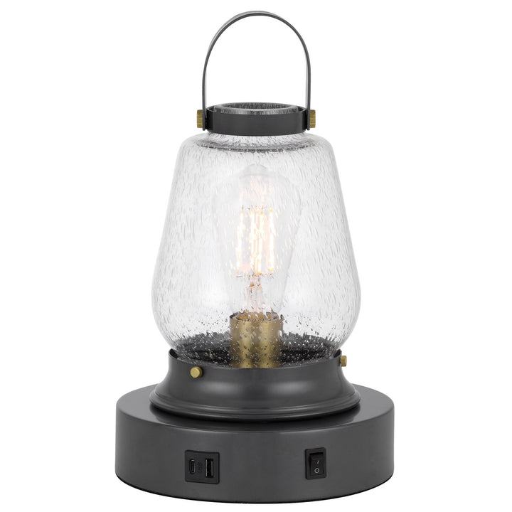 60W Terni Accent Lamp With Bubbled Glass