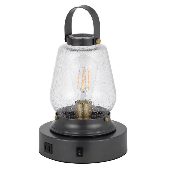 60W Terni Accent Lamp With Bubbled Glass