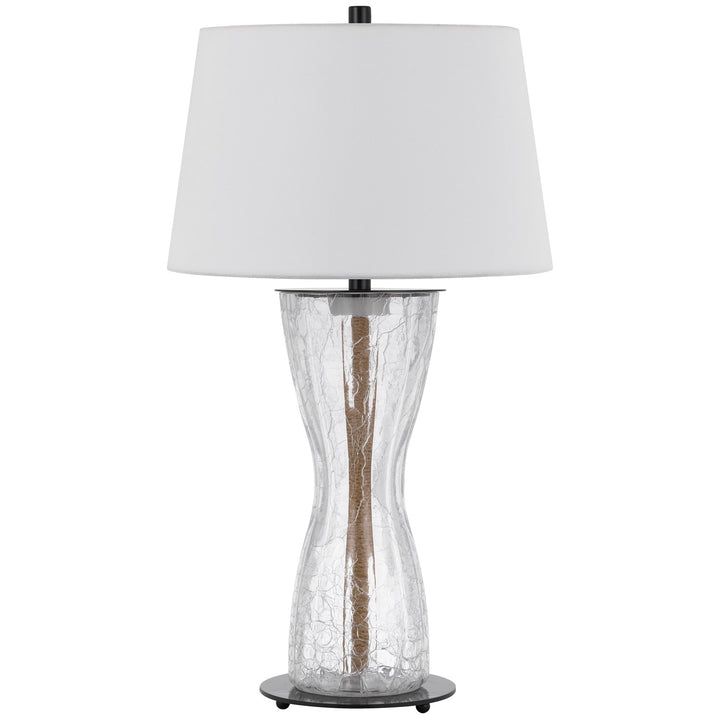 100W  Crackle Glass Table Lamp by CAL Lighting