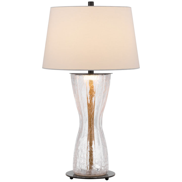 100W  Crackle Glass Table Lamp