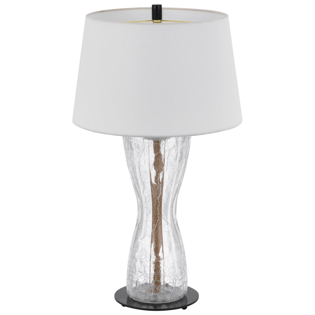 100W  Crackle Glass Table Lamp