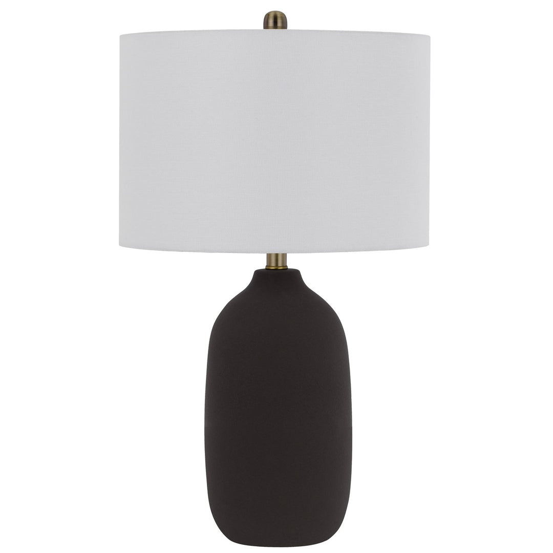 150W 3 Way  Ceramic Table Lamp With Hardback Fabric Shade by CAL Lighting