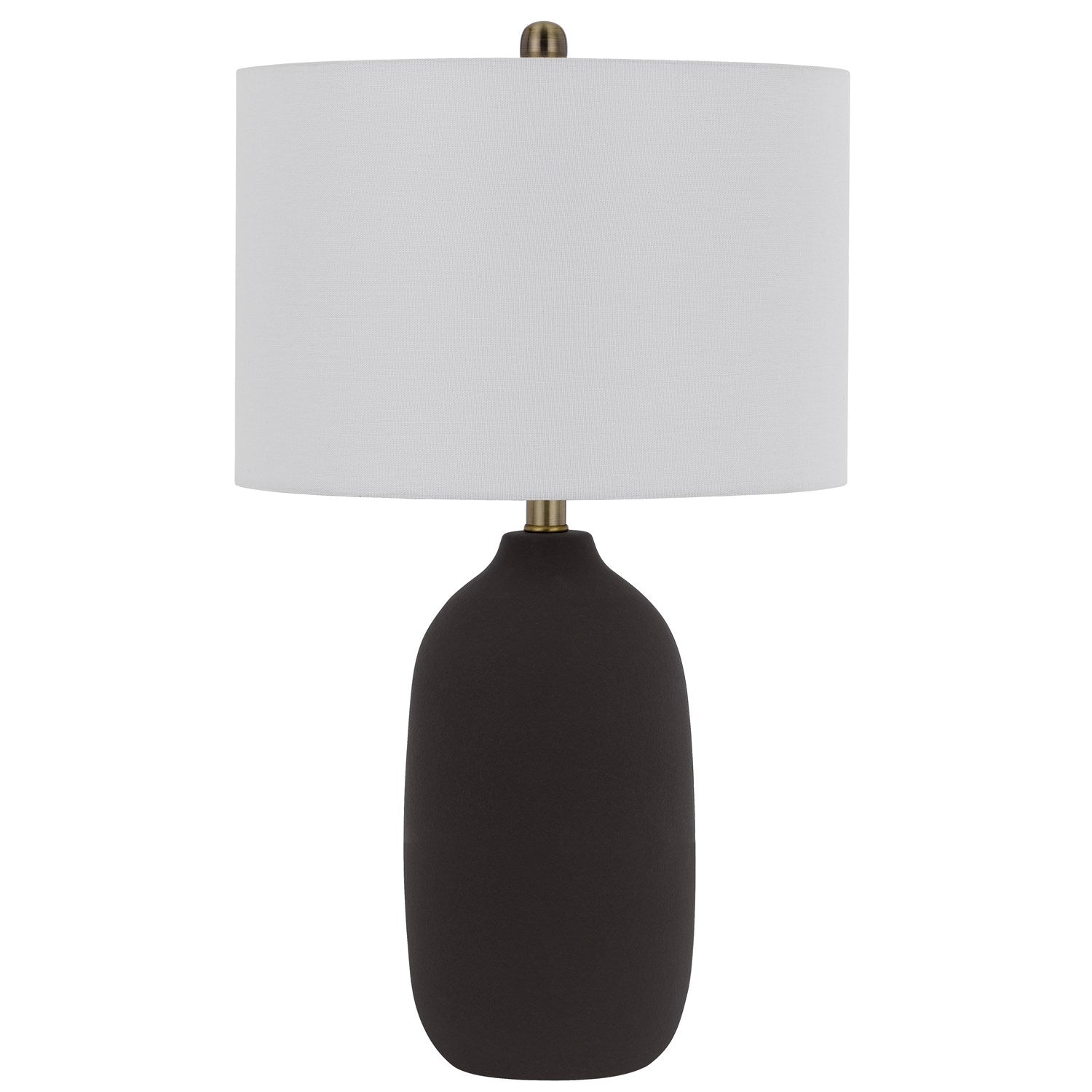 150W 3 Way  Ceramic Table Lamp With Hardback Fabric Shade by CAL Lighting