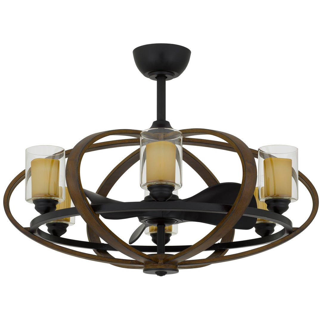 Remote Controlled Dimmable 8W Led Ultra Quiet Fan Light by CAL Lighting
