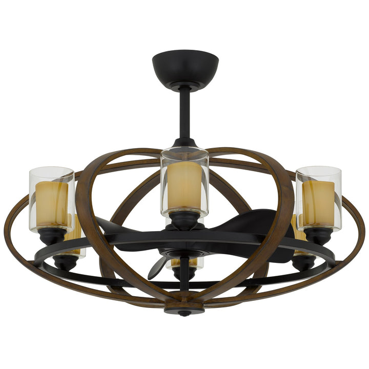 Remote Controlled Dimmable 8W Led Ultra Quiet Fan Light by CAL Lighting