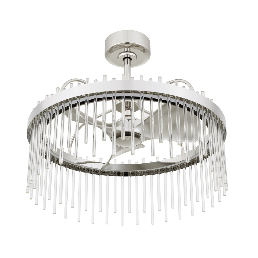 Remote Controlled Dimmable 36W Intergrated Led Ultra Quiet Fan Light