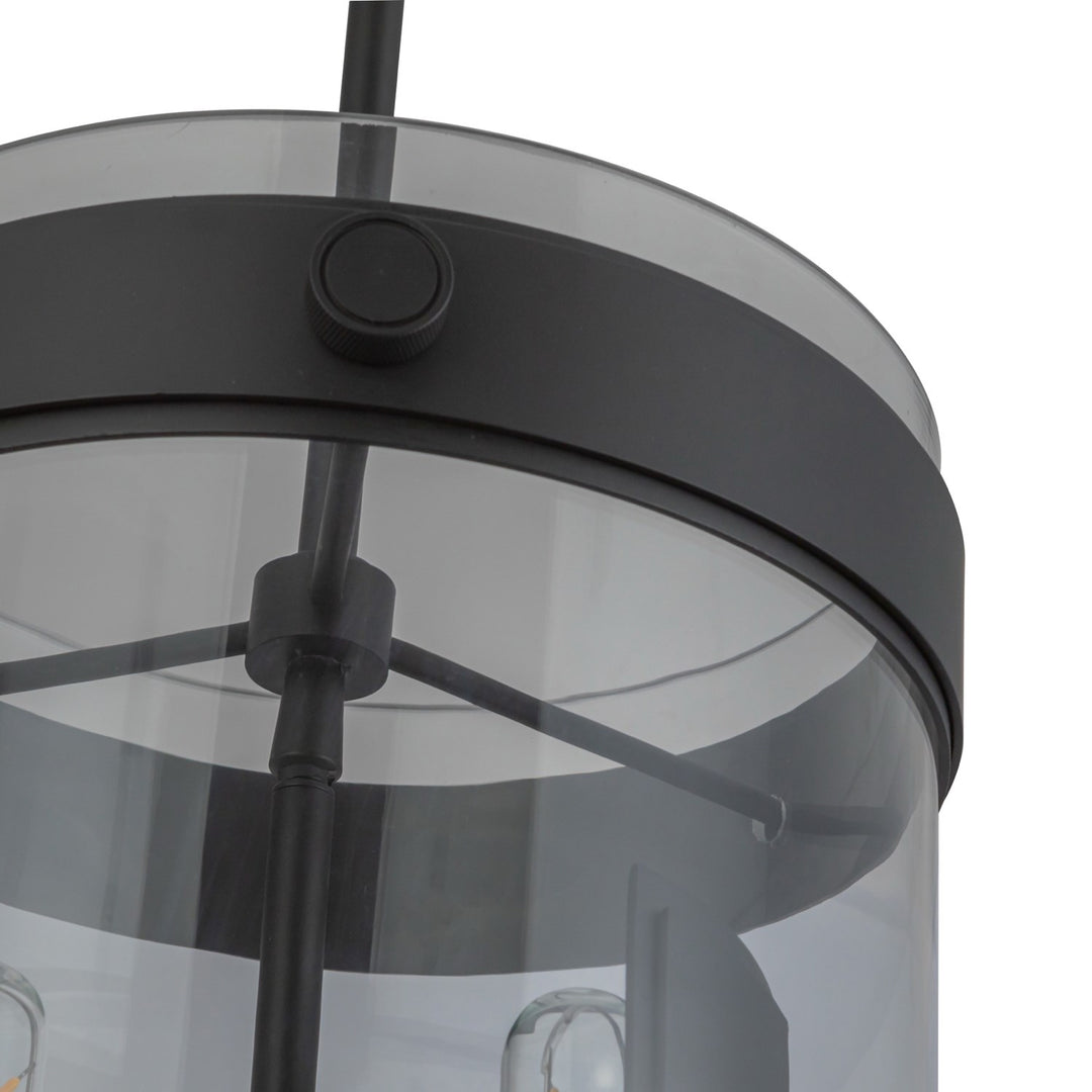 3 Light Pendant, Black