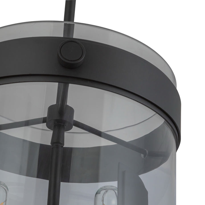 3 Light Pendant, Black