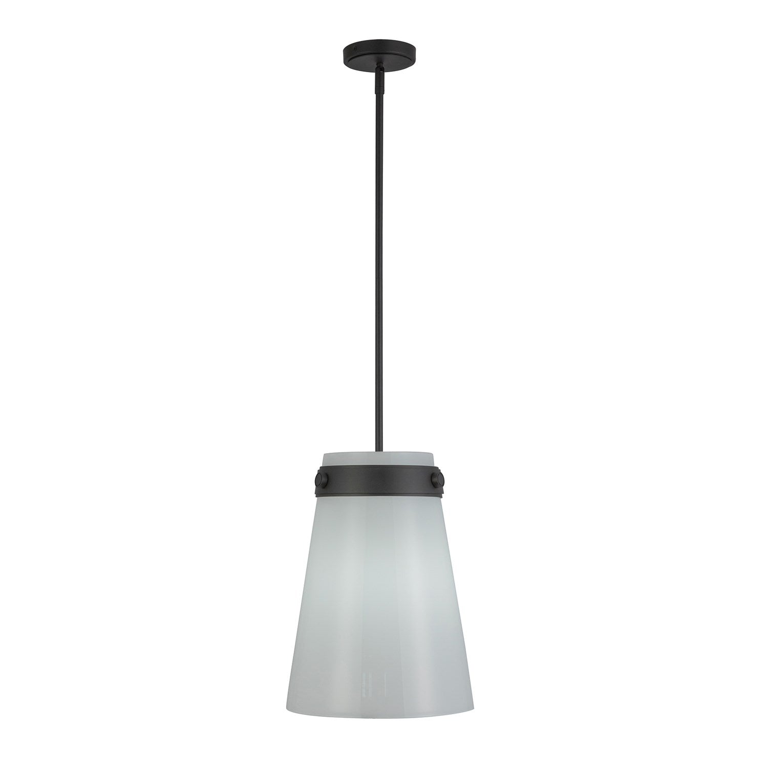 1 Light Pendant 12", Black by Artcraft