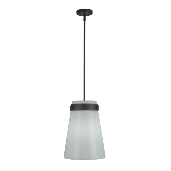 1 Light Pendant 12", Black by Artcraft