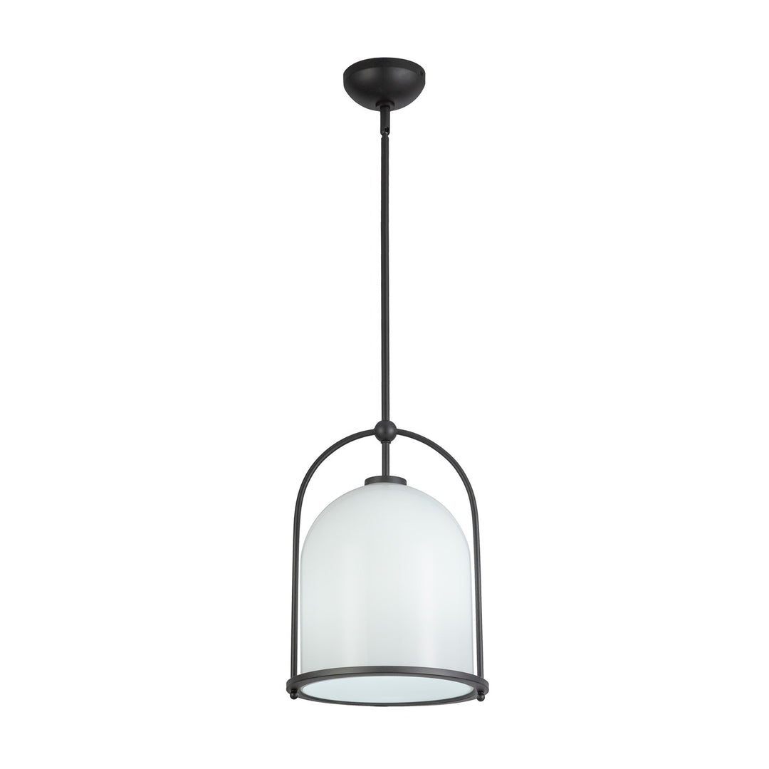 1 Light Pendant 11.5", Black by Artcraft