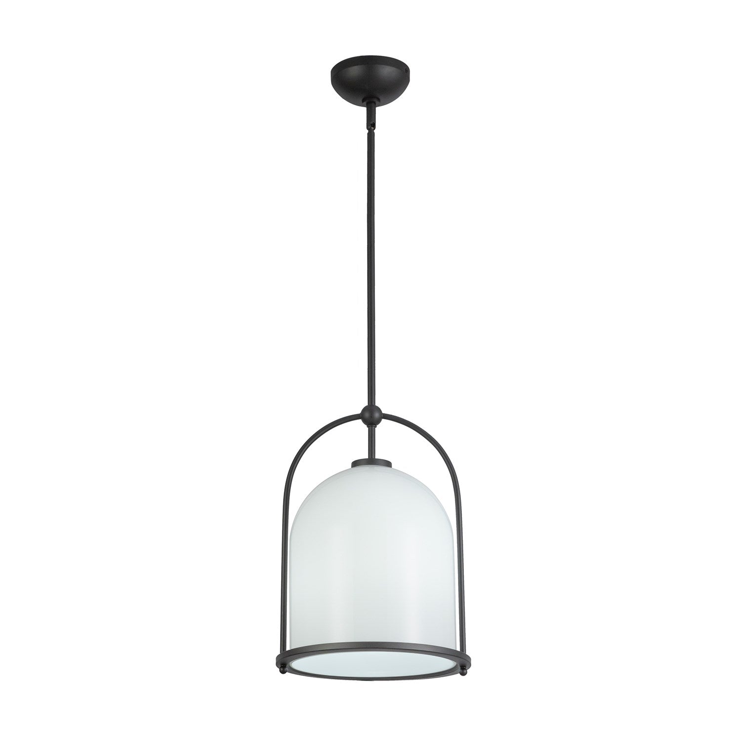 1 Light Pendant 11.5", Black by Artcraft