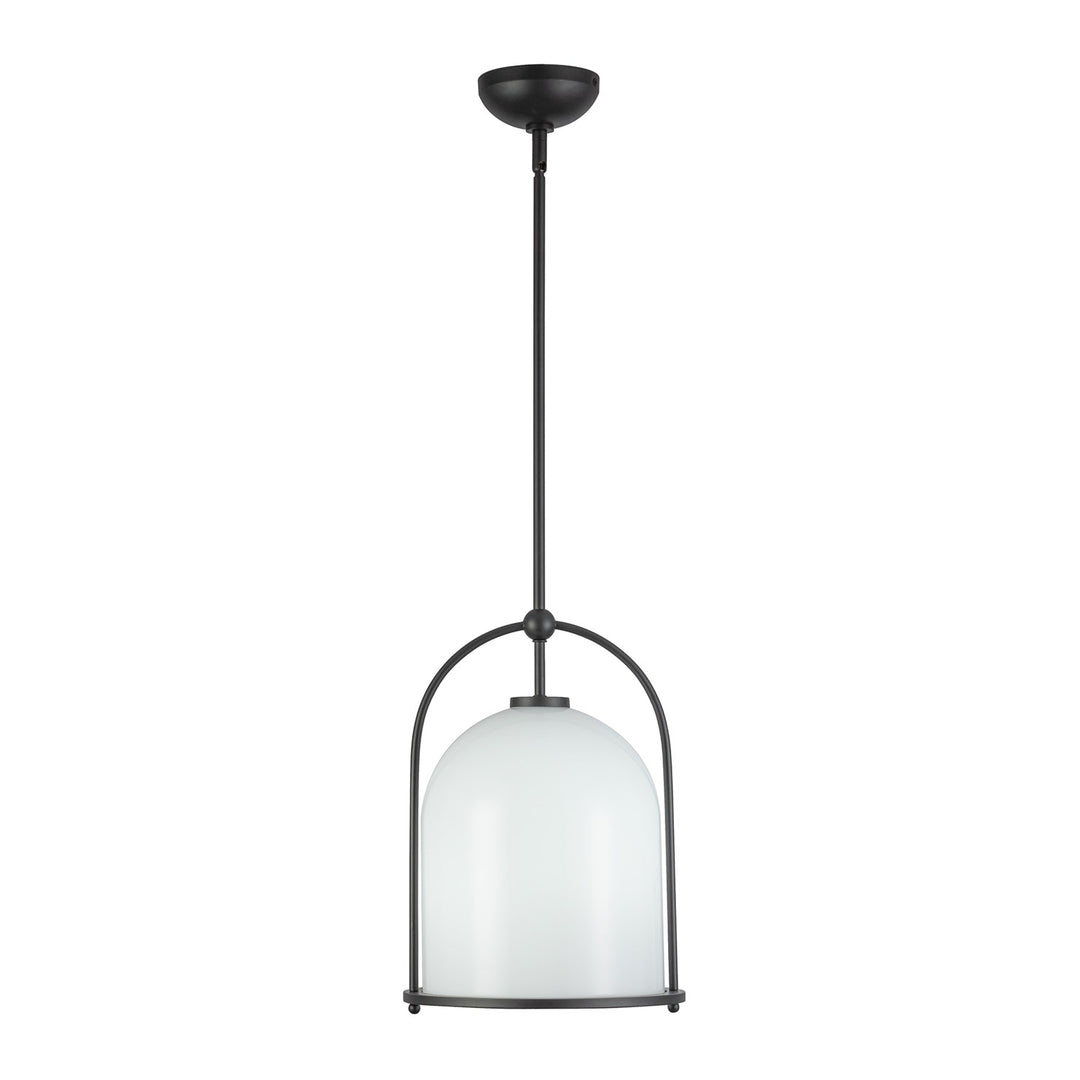 1 Light Pendant 11.5", Black