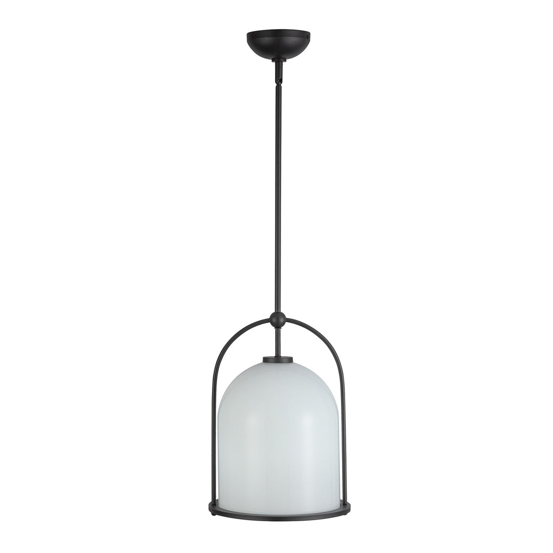 1 Light Pendant 11.5", Black