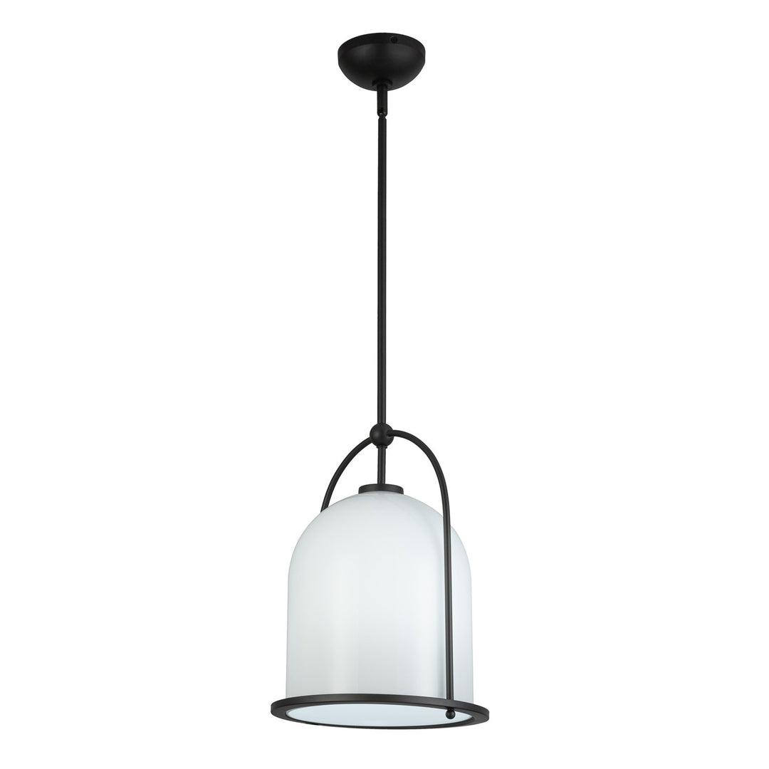 1 Light Pendant 11.5", Black