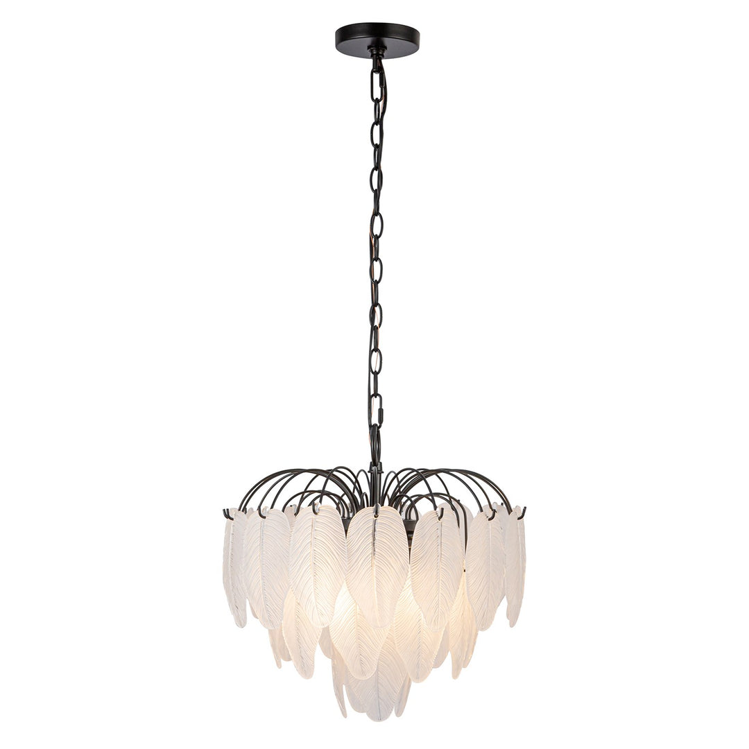 4 Light Pendant, Black by Artcraft