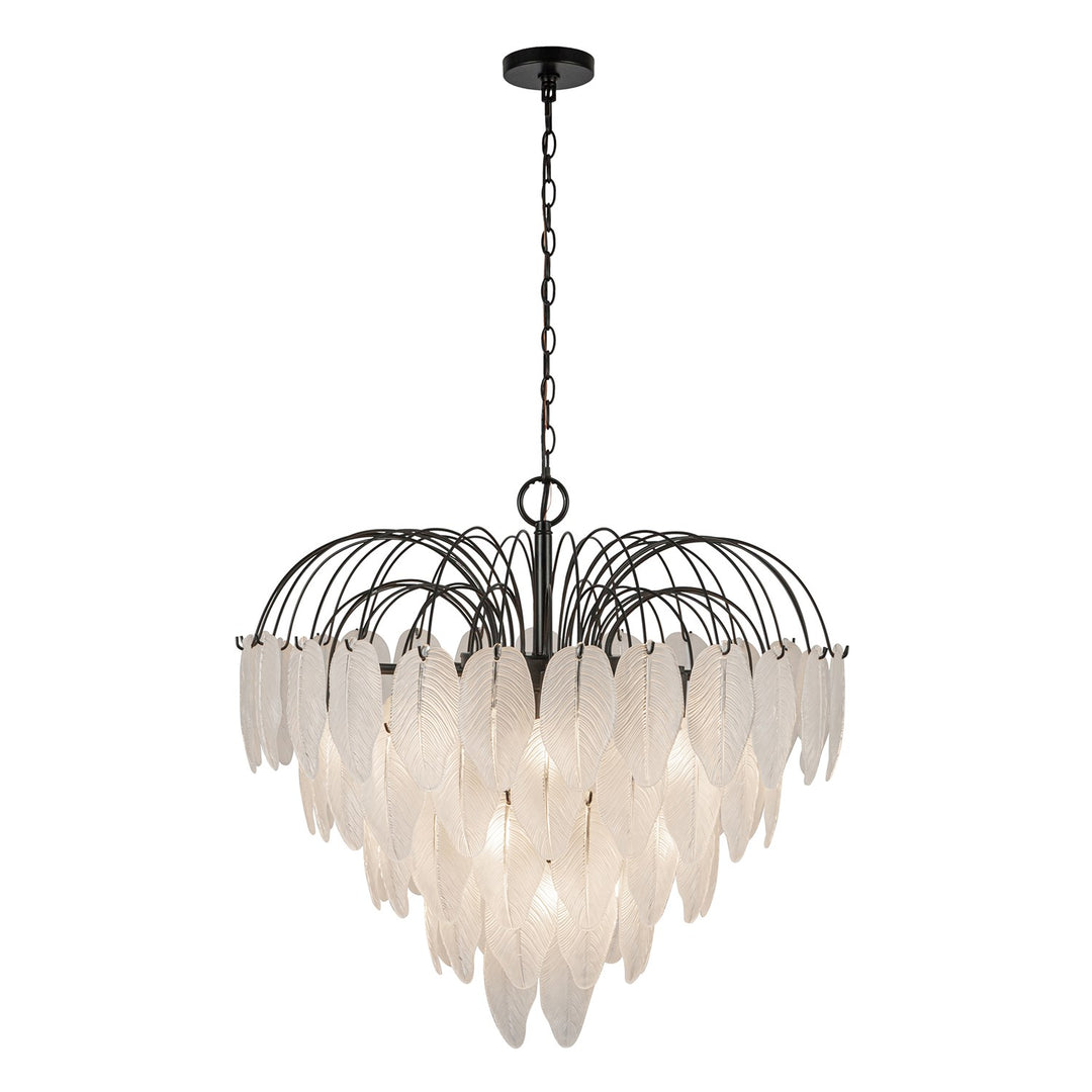 19 Light Chandelier, Black by Artcraft