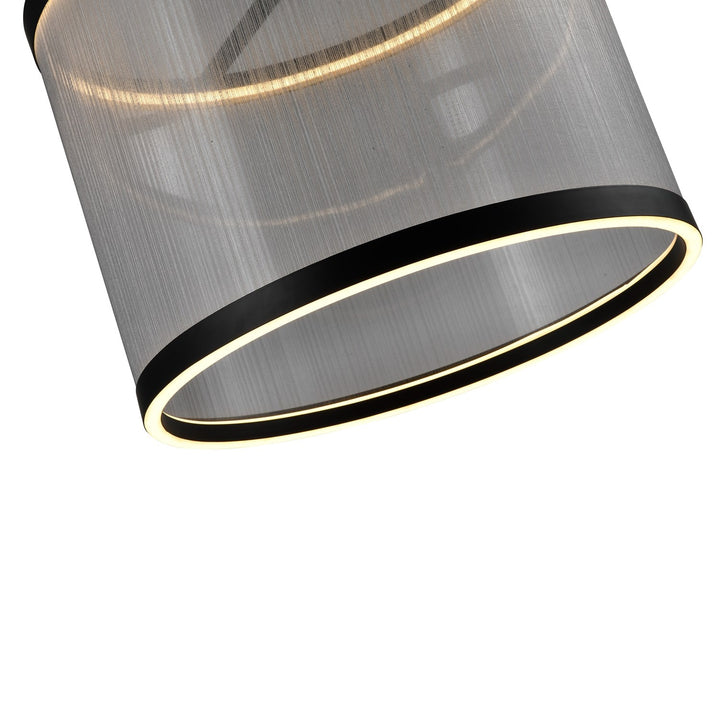 Integrated Led Pendant, Silver