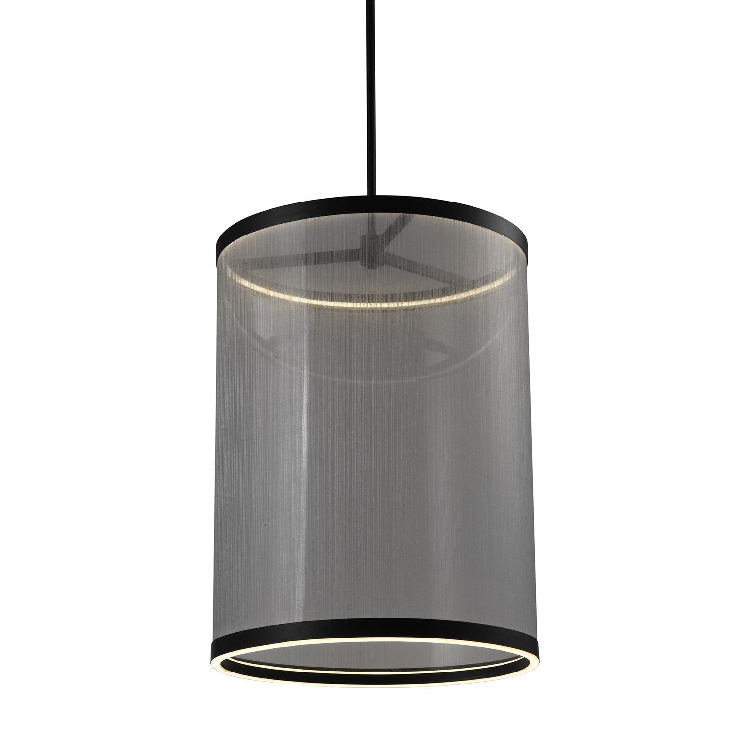 Integrated Led Chandelier, Silver by Artcraft