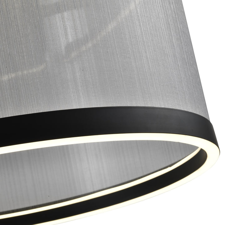 Integrated Led Chandelier, Silver