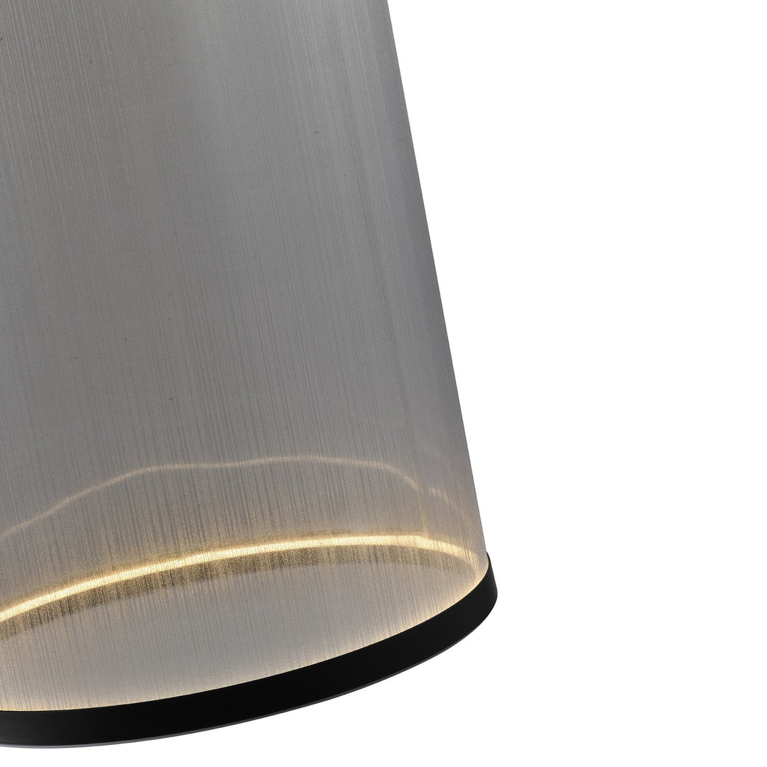 Integrated Led Chandelier, Silver