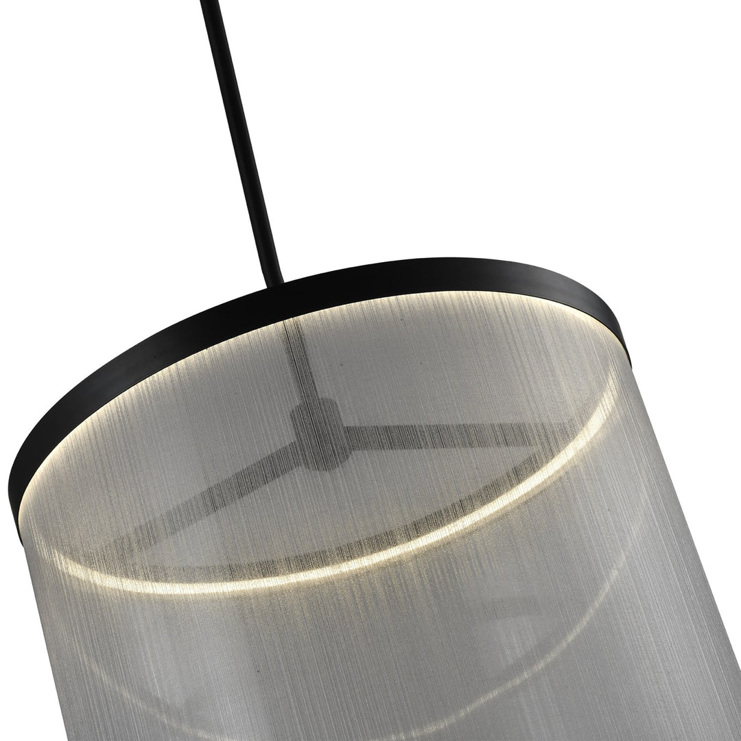 Integrated Led Chandelier, Silver
