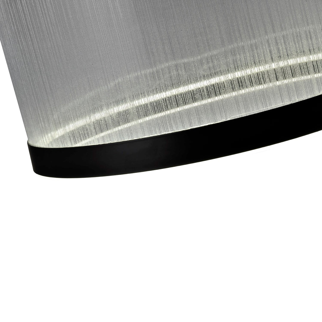 Integrated Led Semi Flush Mount, Silver