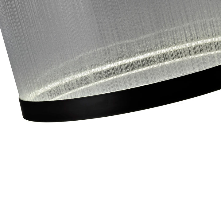 Integrated Led Semi Flush Mount, Silver