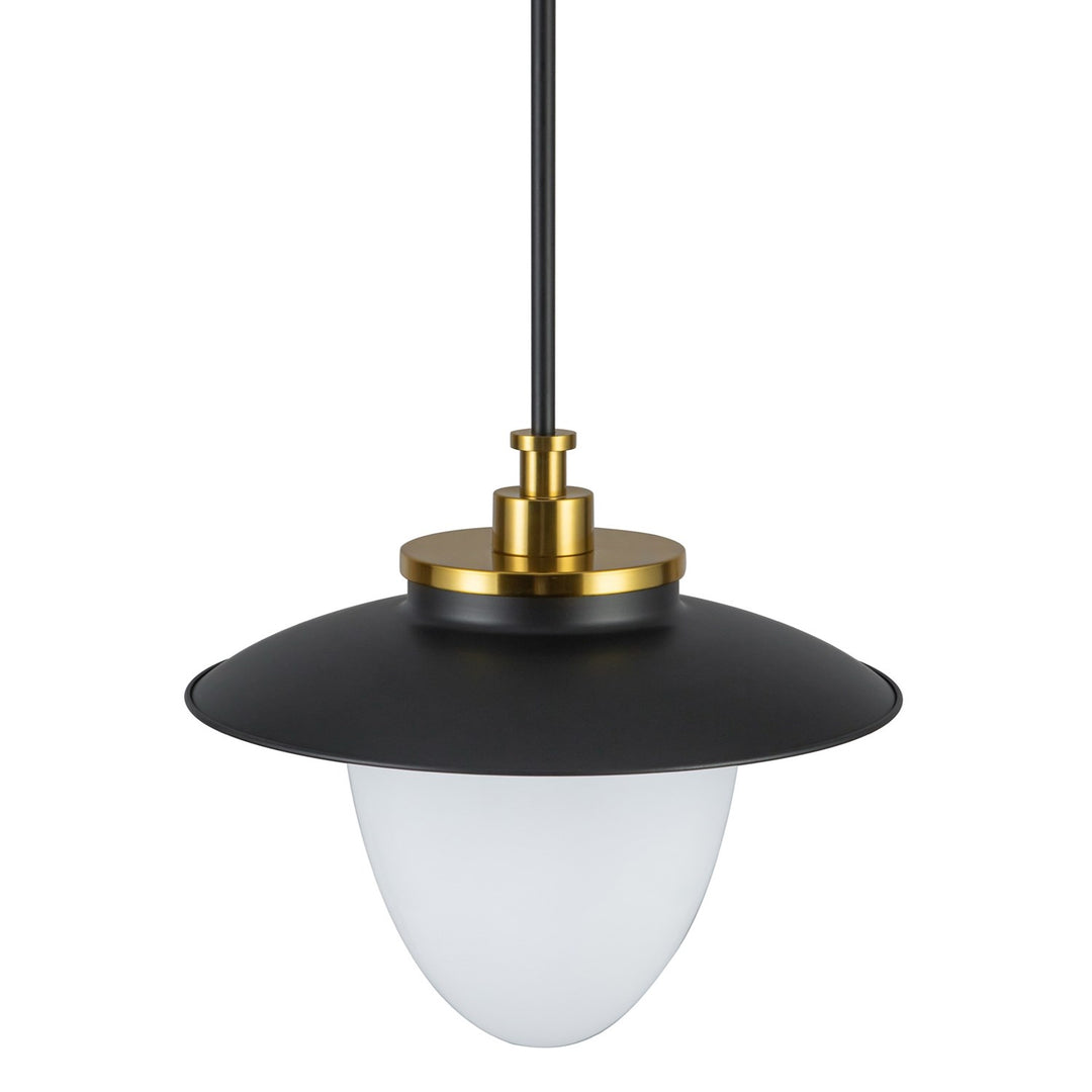 1 Light Pendant 15", Black