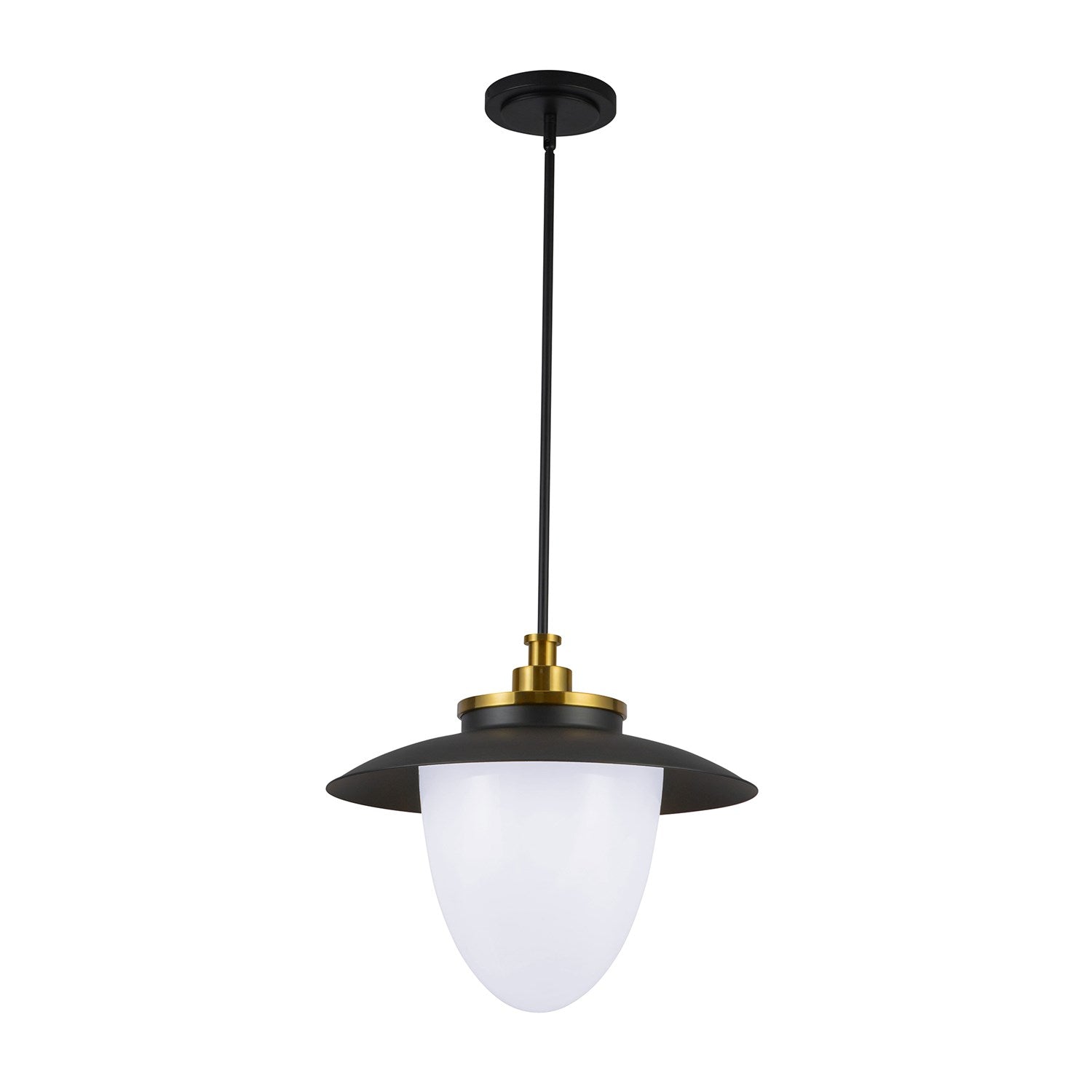 3 Light Pendant 20", Brushed Brass