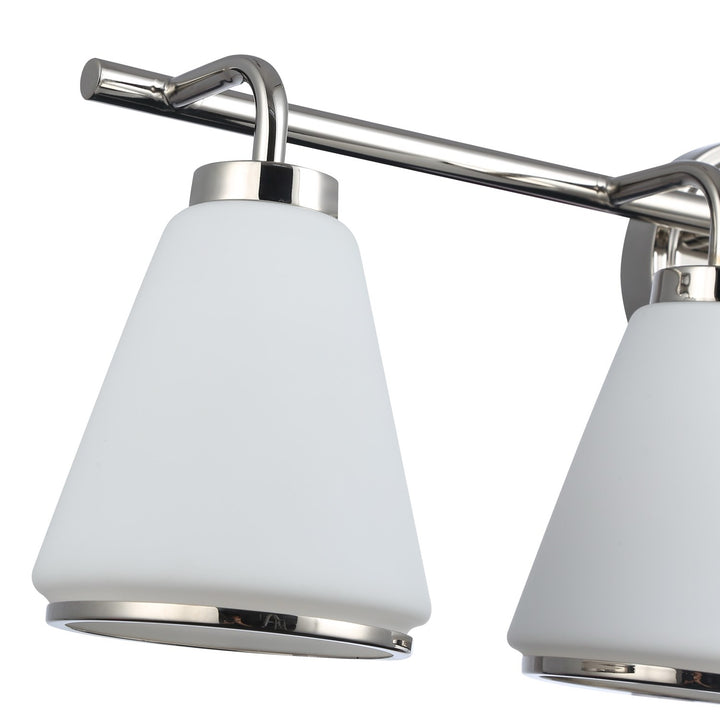 4 Light Bathroom Vanity, Polished Nickel