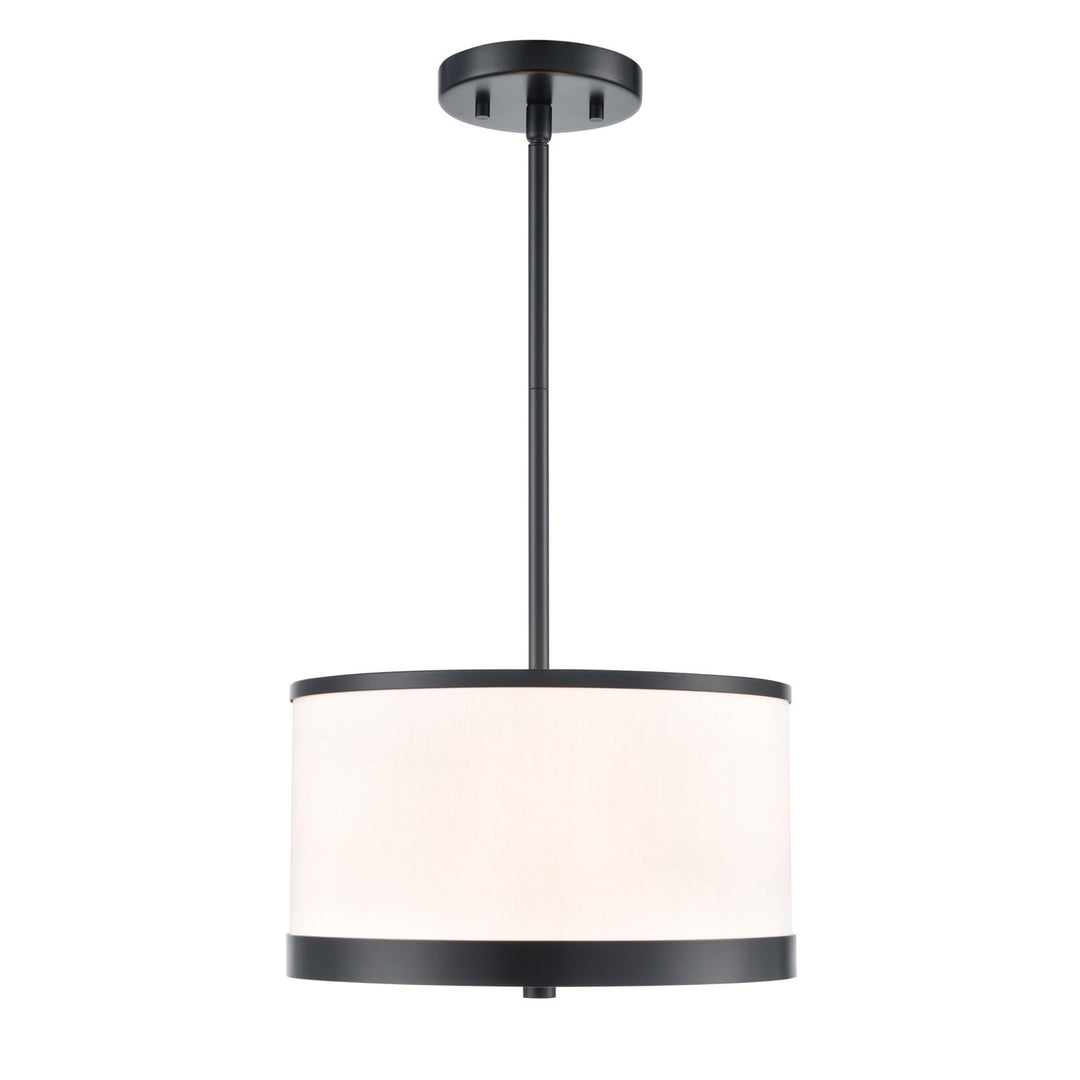 3 Light Pendant, Black