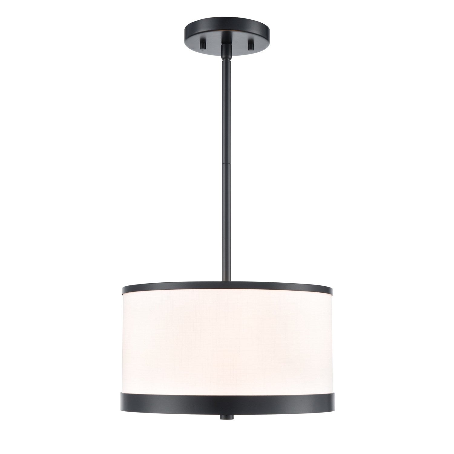 3 Light Pendant, Black