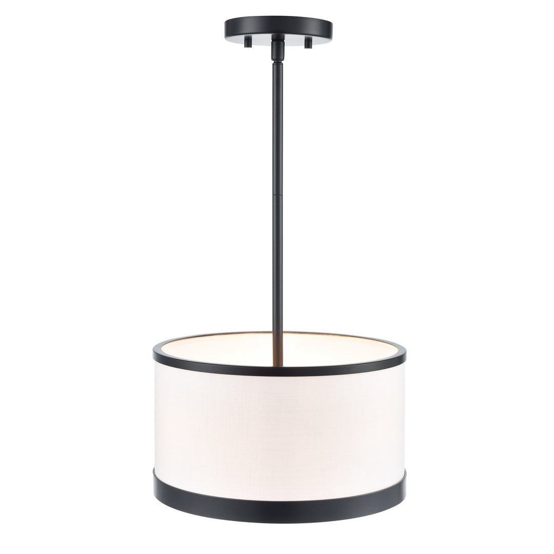 3 Light Pendant, Black