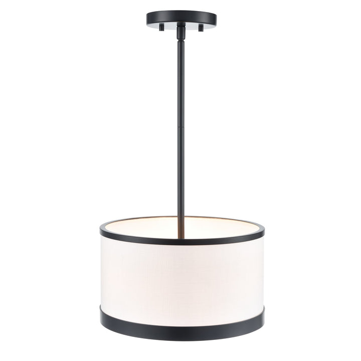 3 Light Pendant, Black