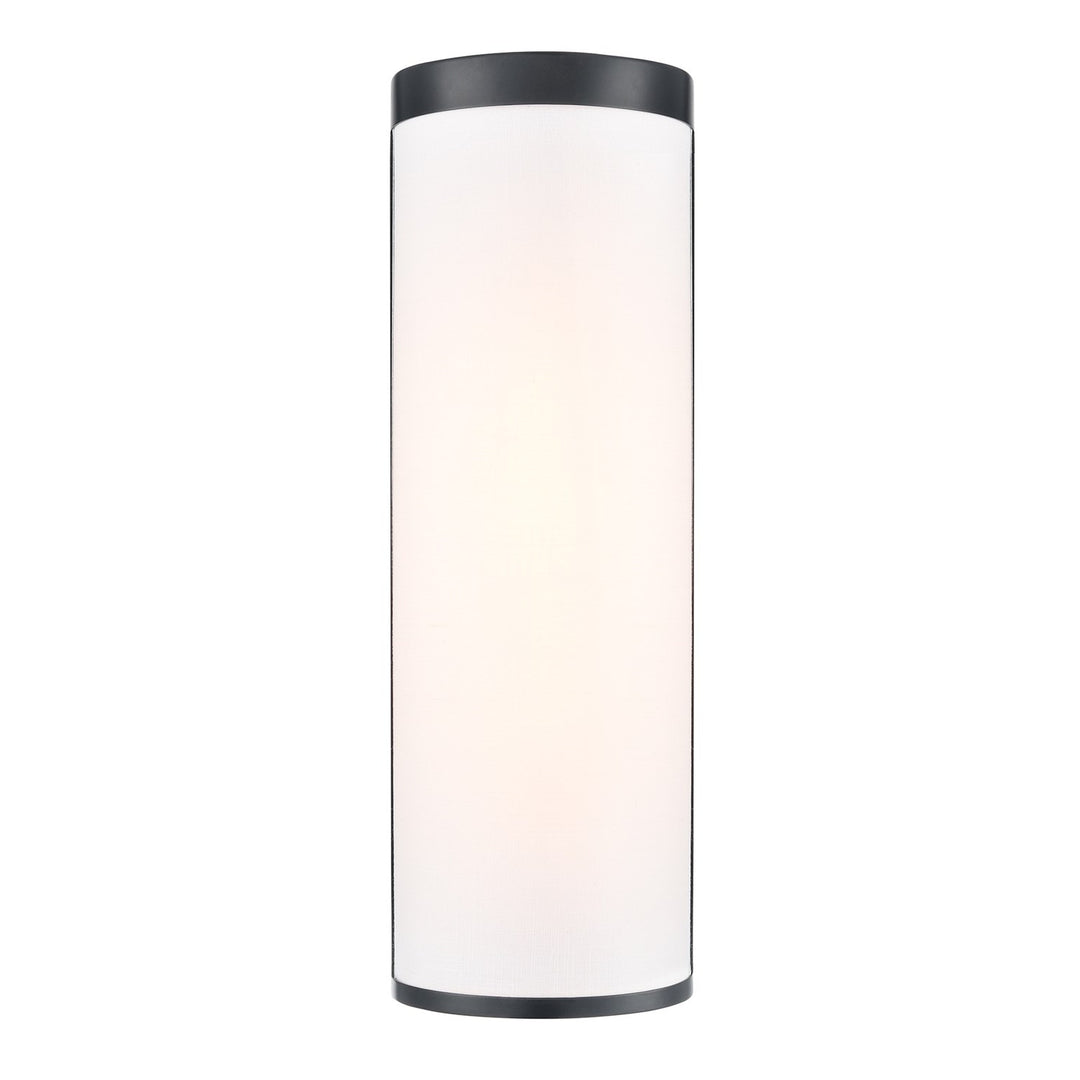 2 Light Wall Sconce, Black