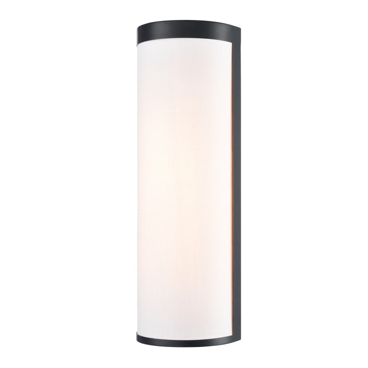 2 Light Wall Sconce, Black