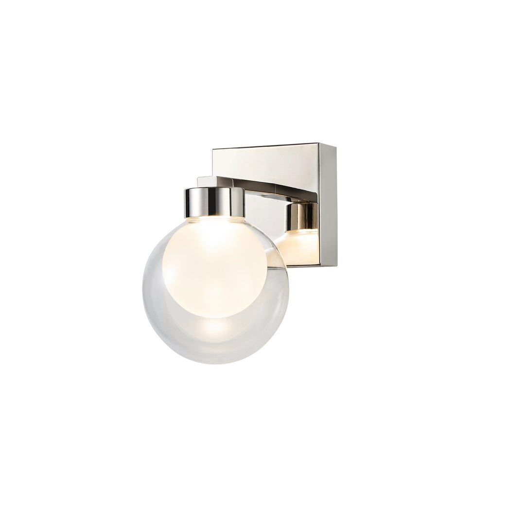 1 Light Wall Sconce, Chrome