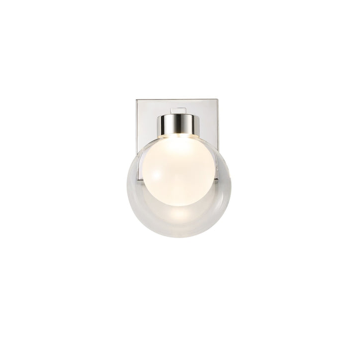 1 Light Wall Sconce, Chrome