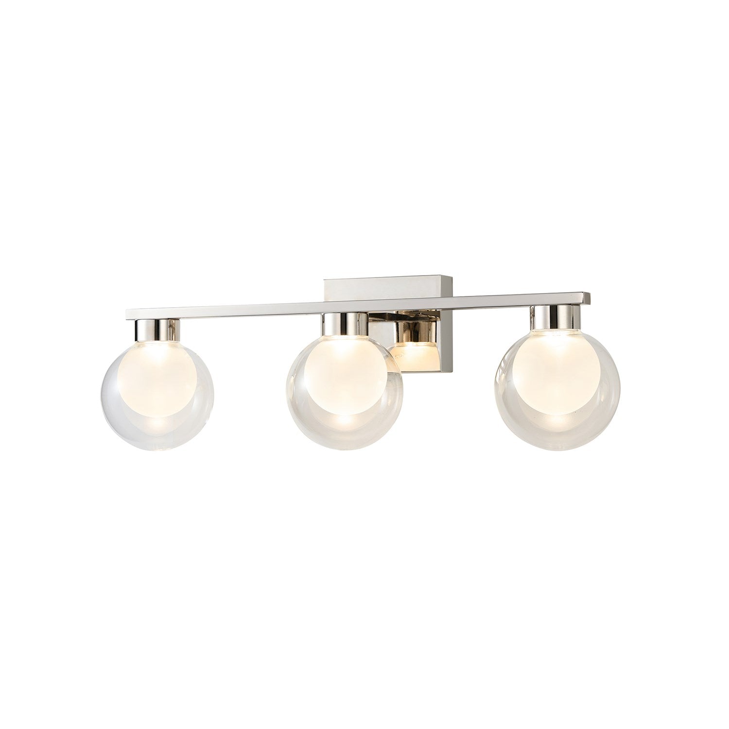 3 Light Bathroom Vanity, Chrome by Artcraft