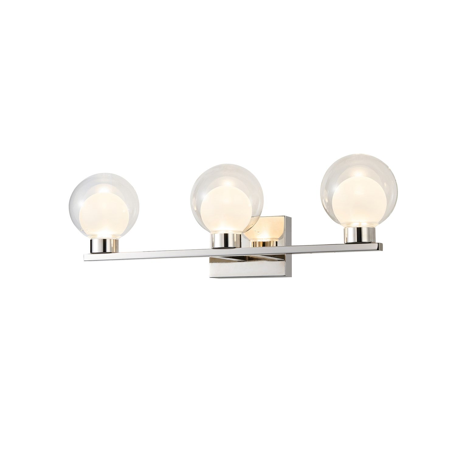 3 Light Bathroom Vanity, Chrome
