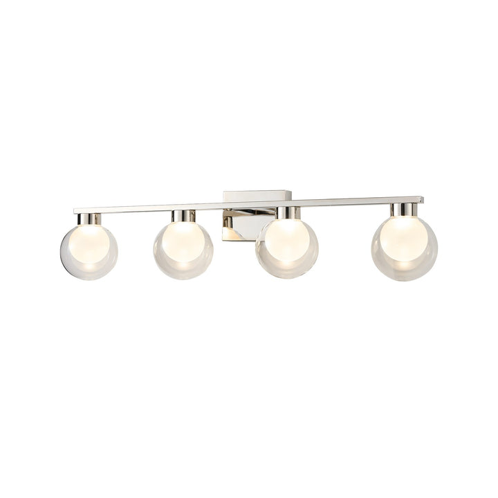 4 Light Bathroom Vanity, Chrome by Artcraft