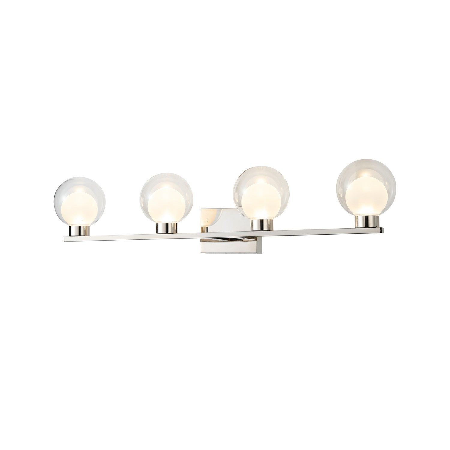 4 Light Bathroom Vanity, Chrome