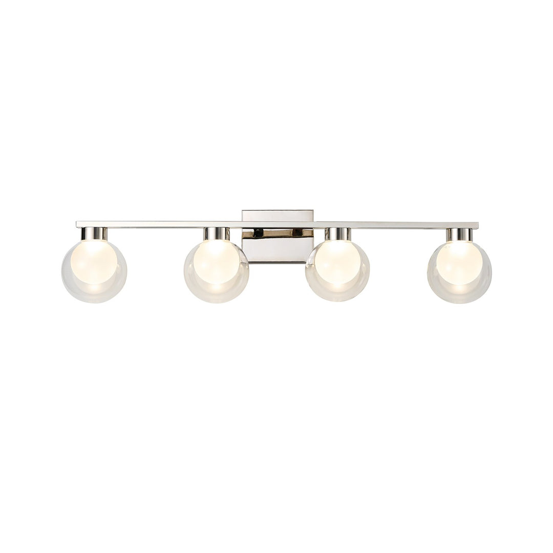 4 Light Bathroom Vanity, Chrome