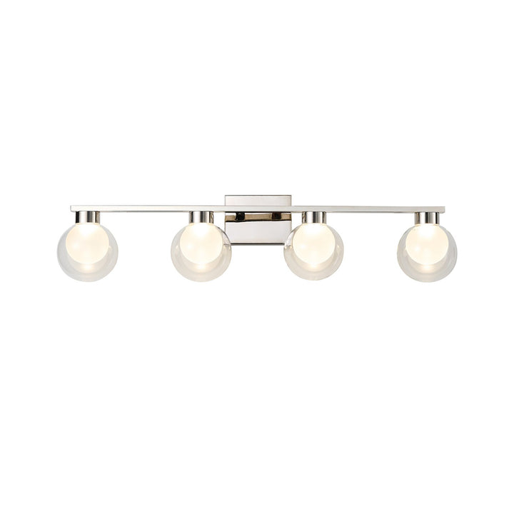 4 Light Bathroom Vanity, Chrome