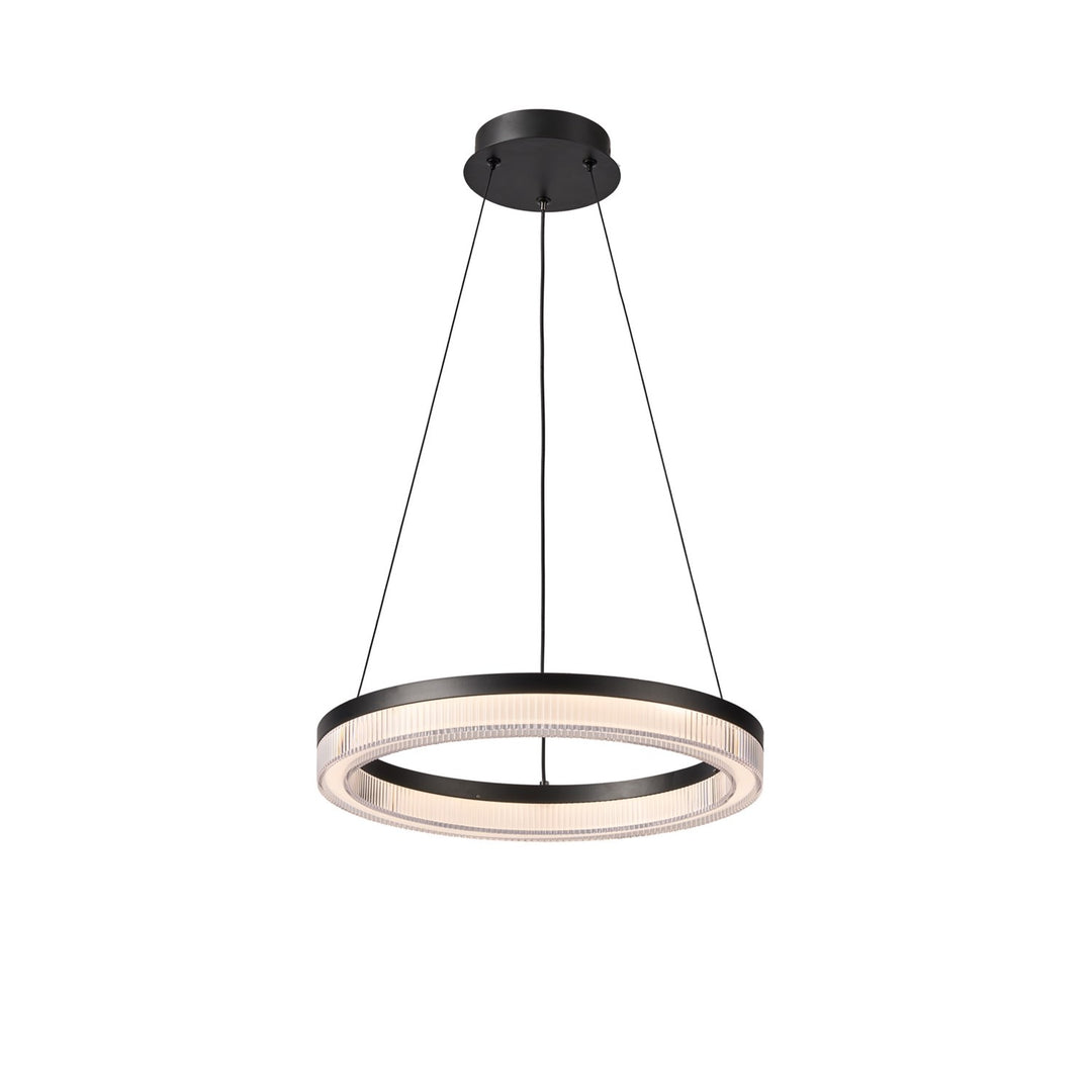 Integrated Led Pendant 16", Black by Artcraft