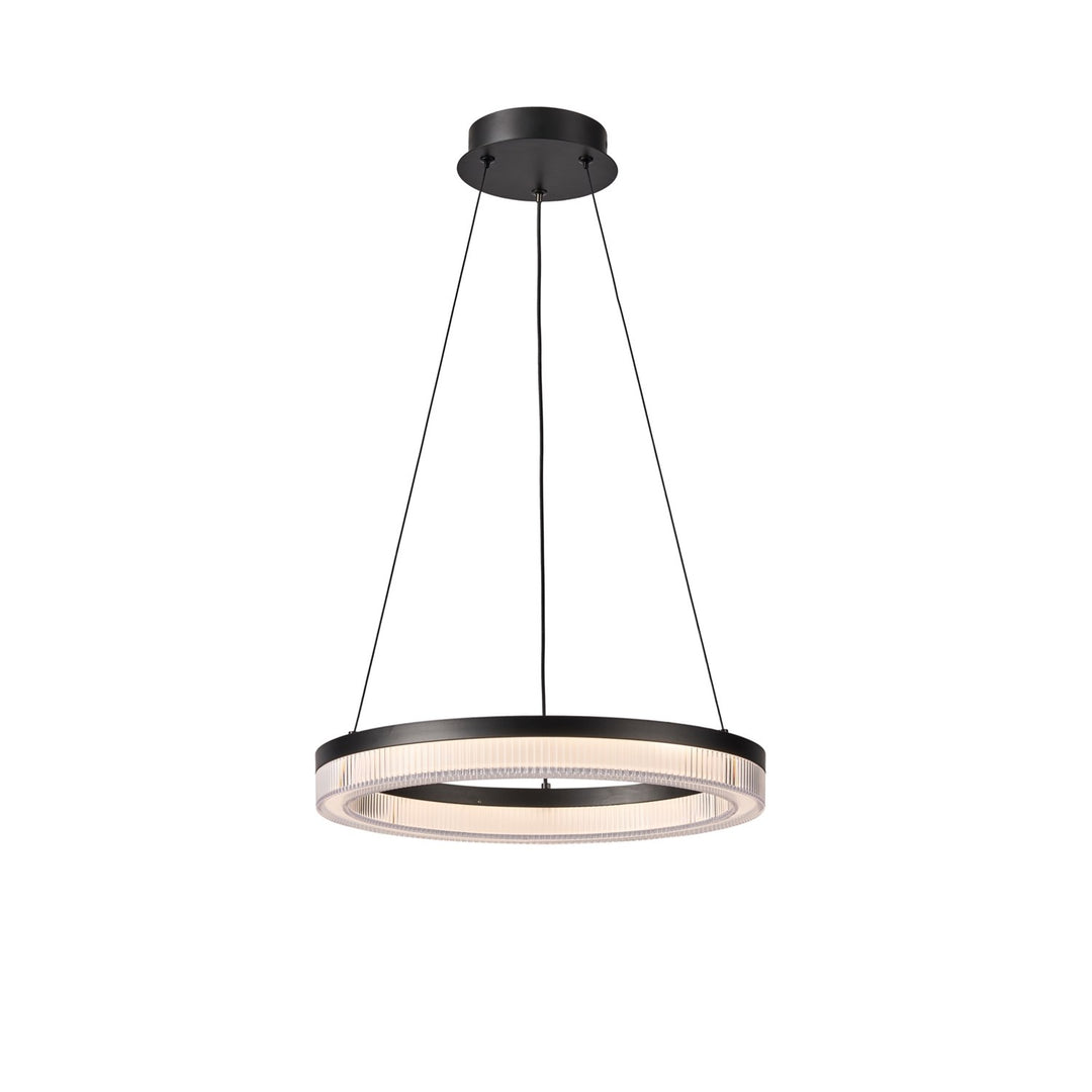 Integrated Led Pendant 16", Black