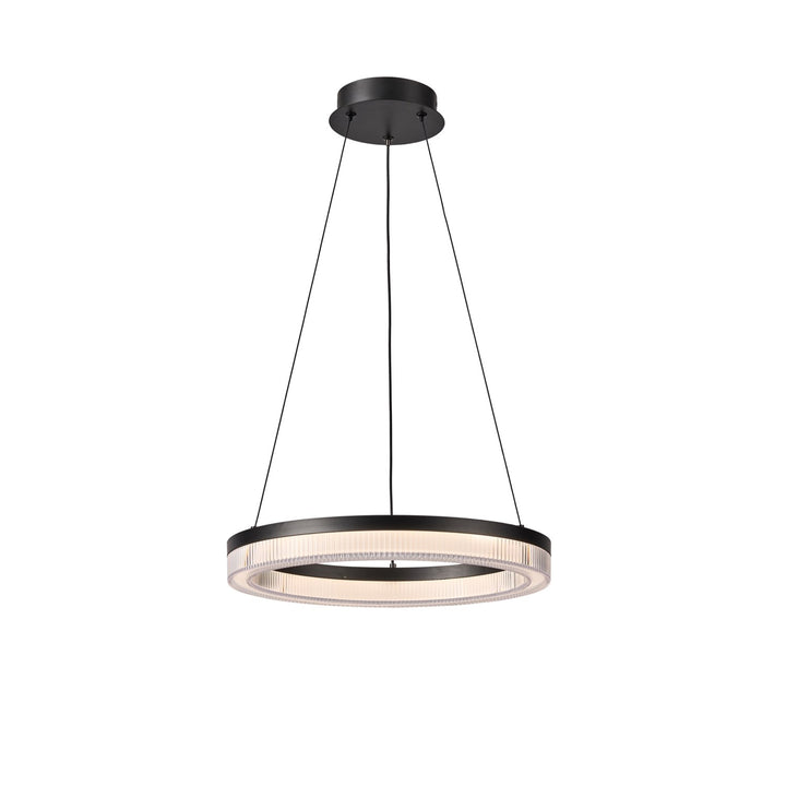 Integrated Led Pendant 16", Black
