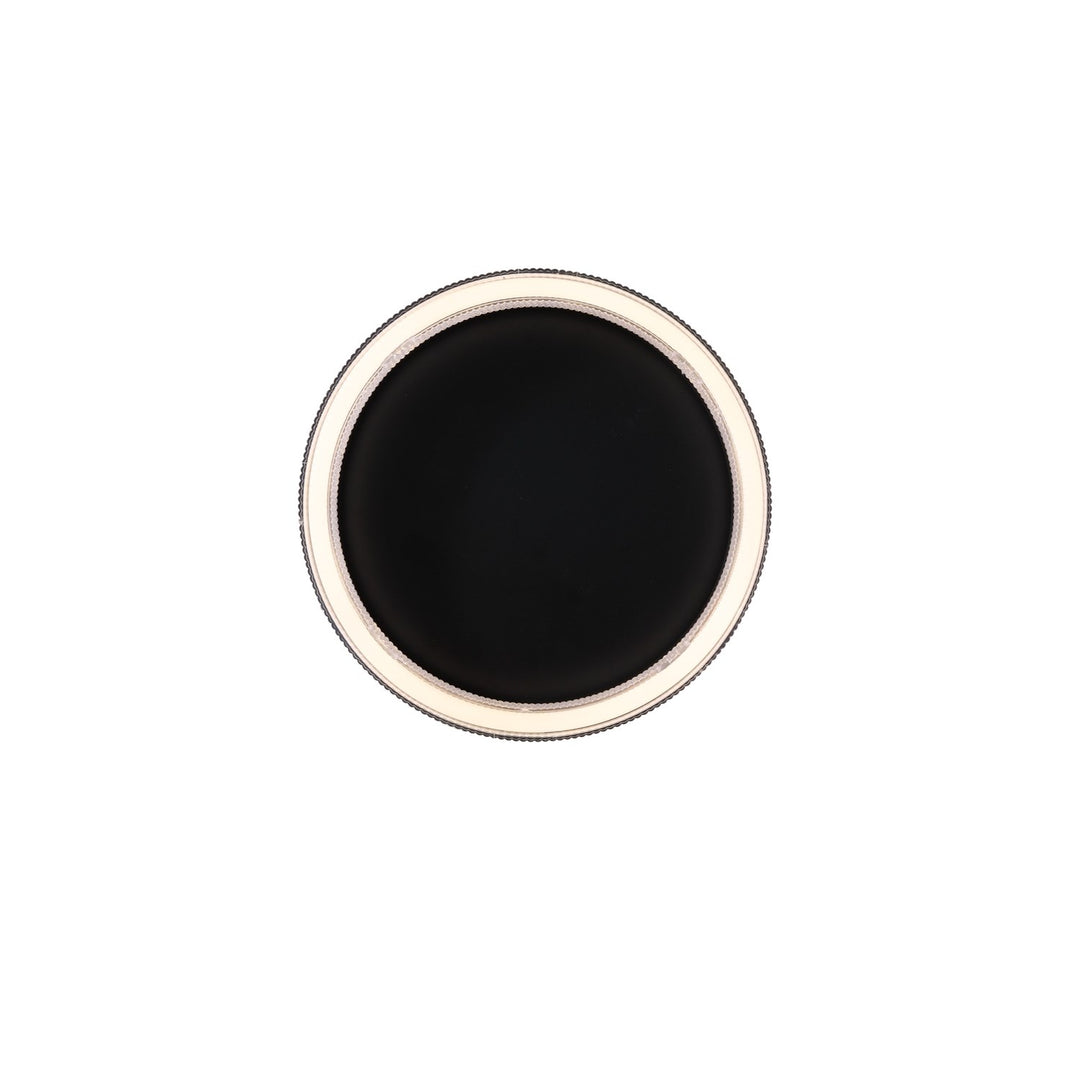 Integrated Led Flush Mount, Black