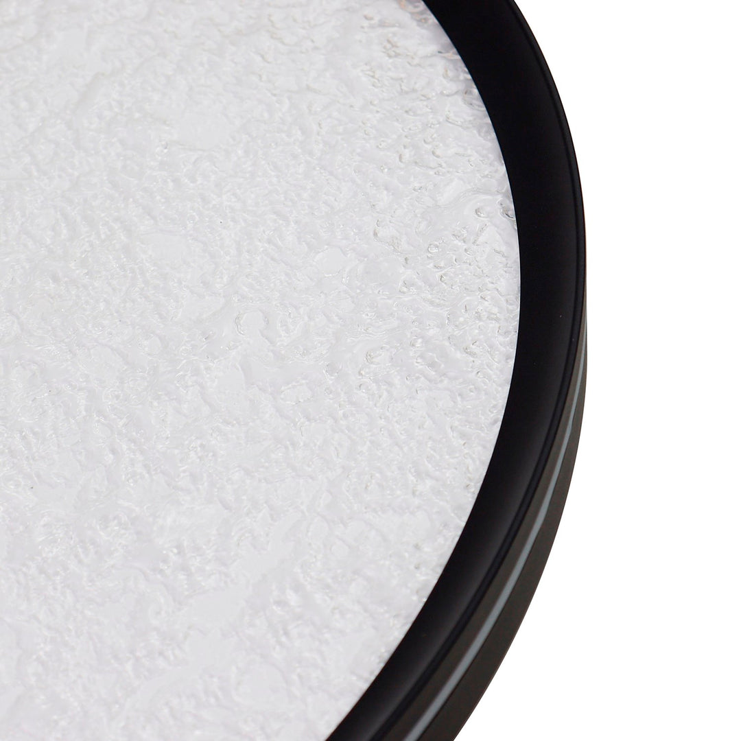 Integrated Led Flush Mount 12", Black